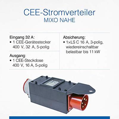 AS Schwabe MIXO Adapter NAHE 60703 CEE-adapter
