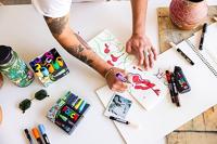 Posca MOP&apos;R paintmarker PCM-22, wit - thumbnail