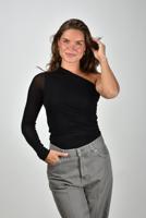 Sea Me Happy top Rocco One Sleeve Soft Touch black - thumbnail