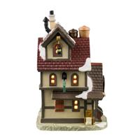 Lemax the iron pot verlicht kersthuisje Caddington Village 2024 - thumbnail