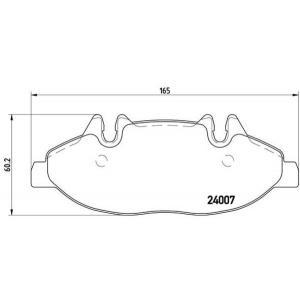 Remblokken set P50050