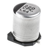 Panasonic Elektrolytische condensator SMD 220 µF 35 V 20 % (Ø) 8 mm 1 stuk(s) - thumbnail