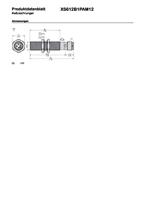 Telemecanique Inductieve naderingsschakelaar M12 Vlak Digitaal, PNP XS612B1PAM12 - thumbnail