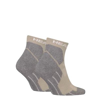 HEAD Wandelsokken All Climates Hiking Quarter 2-pack Taupe-43/46