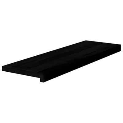 VidaXL Traptreden 2 st 80x25x2 cm massief eikenhout donkerbruin - thumbnail