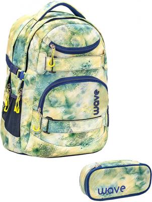 Belmil rugzak Infinity 30 liter polyester geel/groen 2-delig