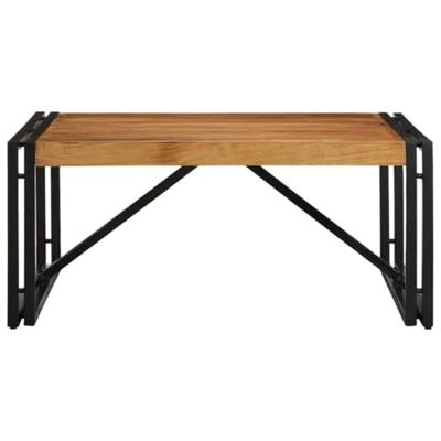 Salontafel 80x80x35 cm massief acaciahout