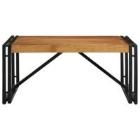 Salontafel 80x80x35 cm massief acaciahout - thumbnail