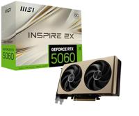 Videokaart MSI GEFORCE RTX 5060 8G INSPIRE 2X OC 8 GB GEFORCE RTX 5060 GDDR6X GDDR7 - thumbnail