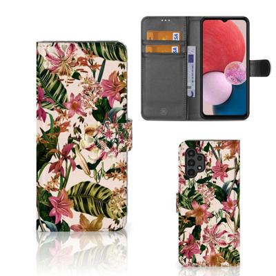Samsung Galaxy A13 (4G) Hoesje Flowers Samsung Galaxy A13 (4G) Hoesje Flowers