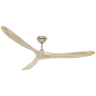 CasaFan ECO GENUINO 180 MG-NT Plafondventilator 30 W (Ø x h) 1800 mm x 290 mm Messing Met afstandsbediening, Met wintermodus CasaFan ECO GENUINO 180 MG-NT Plafondventilator 30 W (Ø x h) 1800 mm x 290 mm Messing Met afstandsbediening, Met wintermodus
