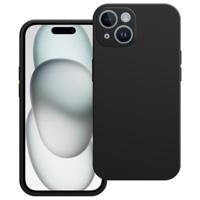 Just in Case Premium Liquid Color TPU Case voor Apple iPhone 15 Telefoonhoesje Zwart - thumbnail