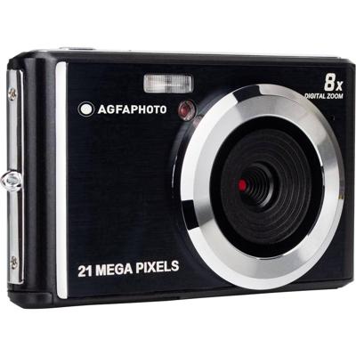 AGFA Photo compacte digitale camera met 21 megapixel CMOS-sensor, 8x digitale zoom en LCD-display Zwart