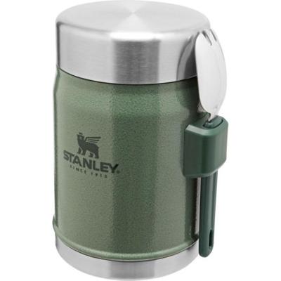 Stanley The Legendary Classic Food Jar + Spork 0.4 L/14 oz Thermos Voedselpot Hammertone Green 400ML