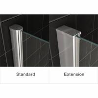 Aqua Splash Verbredingsprofiel Voor Douchewand Aluminium 3X200 Of 202 cm - 200 cm - thumbnail