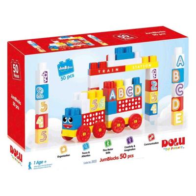 Dolu blokkentrein met 50 blokken Dolu blokkentrein met 50 blokken