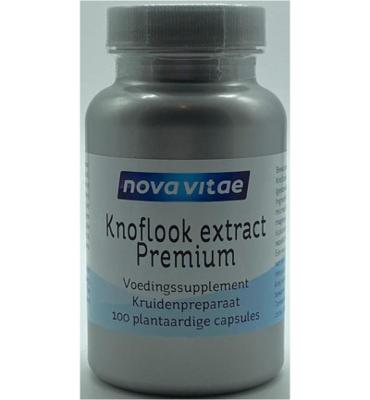Nova Vitae Knoflook extract premium 100 Vegetarische capsules