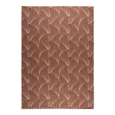 Interieur05 Buitenkleed Deco roest|wit dubbelzijdig - 200x290 cm