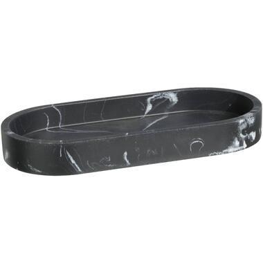 Tray Marble - zwart - 2x19x9 cm - Leen Bakker