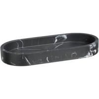 Tray Marble - zwart - 2x19x9 cm - Leen Bakker - thumbnail