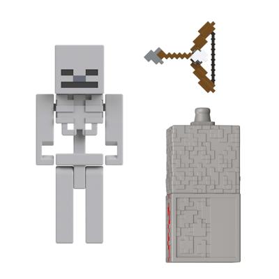 Minecraft Action Figure: Skeleton (Redstone Charged)