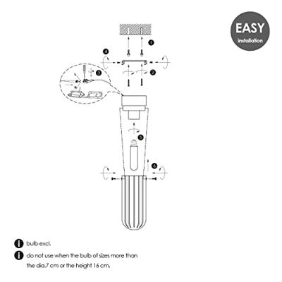 Home sweet home capri plafondlamp klein hout/glas