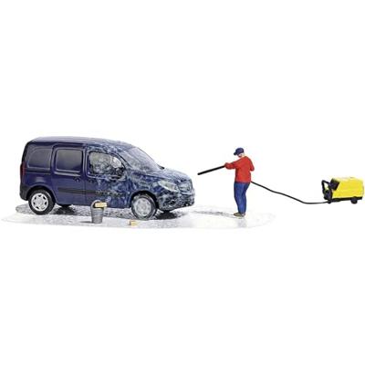 Busch Action-Set 7825 H0 actieset autowassen Kant-en-klaar model Busch Action-Set 7825 H0 actieset autowassen Kant-en-klaar model