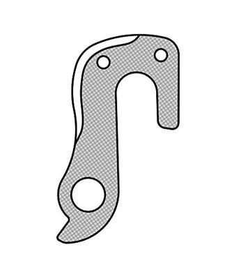 Union Derailleurhanger gh-165 59,2 mm zilver - thumbnail