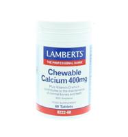 Lamberts Calcium 400mg + Vitamine D Kauwtabletten - thumbnail
