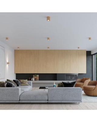 Sollux Plafondlamp Orbis hout