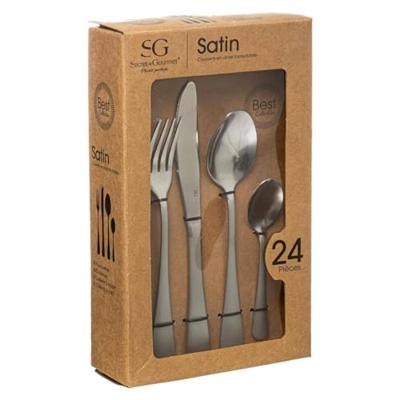 Bestek Satin Staal Roestvrij staal 24 Onderdelen