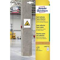 Avery-Zweckform L7874-20 ( 63.5 x 29.6 mm, Wit, 540 stuk(s), Permanent hechtend, Sterk hechtend - thumbnail