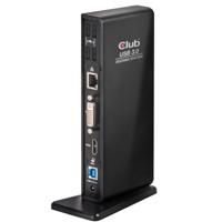 Club 3D USB Gen1 Type A Dual Display Docking Station - thumbnail