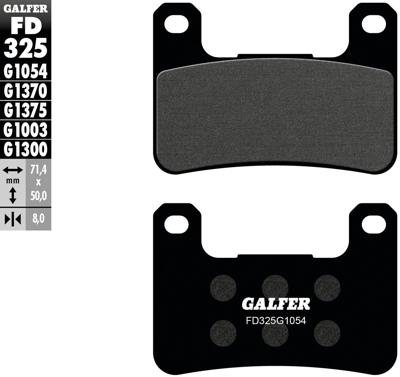 GALFER remblokken "fd325" brake pad fd325 g1054 organic street