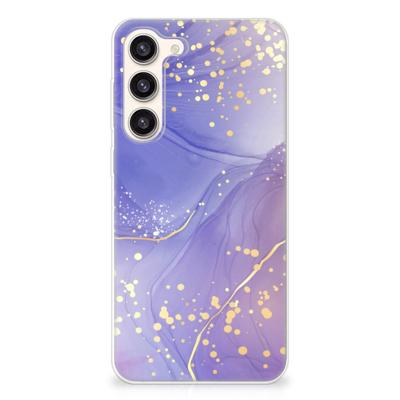 Smartphone hoesje voor Samsung Galaxy S23 Plus Watercolor Paars