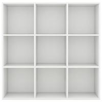 Boekenkast 98x30x98 cm spaanplaat wit - thumbnail