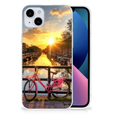 iPhone 15 Plus | Silliconen Back Cover | Amsterdamse Grachten iPhone 15 Plus | Silliconen Back Cover | Amsterdamse Grachten