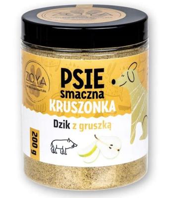 ZOYA Wild Boar and Pear Crumble - traktatie voor hond - 200g