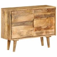 Dressoir 90x30x69 cm massief mangohout - thumbnail