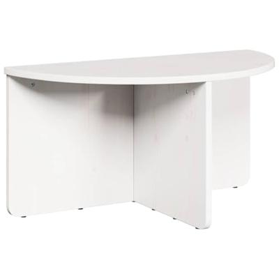 Salontafel 2 pcs Wit 79 x 39.5 x 40 cm Massief grenenhout
