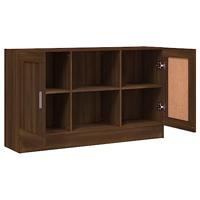 Dressoir 120x30,5x70 cm bewerkt hout bruin eikenkleur - thumbnail