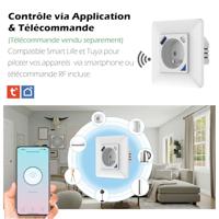 Slimme inbouwcontactdoos voor binnen - KYF - Wi-Fi - Met energiemeter + USB- en USB-C-poorten - thumbnail