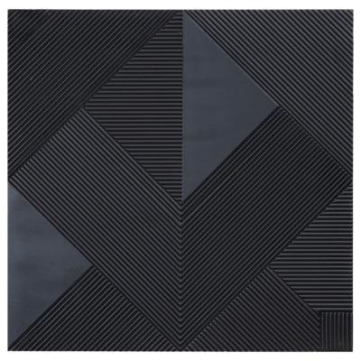PTMD wandpaneel belinda zwart 120 x 120 cm | 2 stuks