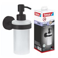 tesa MOON BLACK 40565-00000-00 Zeepdispenser 200 ml Zwart (mat), Glas gesatineerd - thumbnail