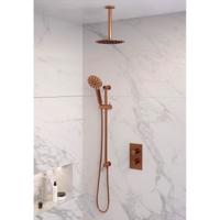 Copper Edition thermostatische inbouw regendouche met 3-weg omstelling SET 47 - thumbnail