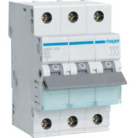 Hager MBN325 Hager MBN325, 50 - 60 Hz, 25 A, 3P Zekeringautomaat 3-polig 25 A - thumbnail