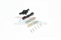 Aluminium Rear Lower Arm Tie Bar Mount, Black - Traxxas Maxx - thumbnail