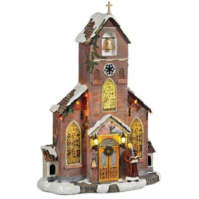 Church battery operated l23xb10xh33cm - Luville