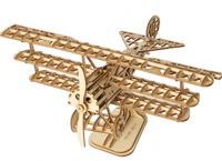 Robotime ROKR 3D houten vliegtuig - thumbnail