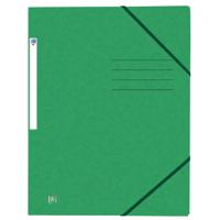 Elastomap oxford top file a4 3 kleppen 390gr groen | 10 stuks - thumbnail